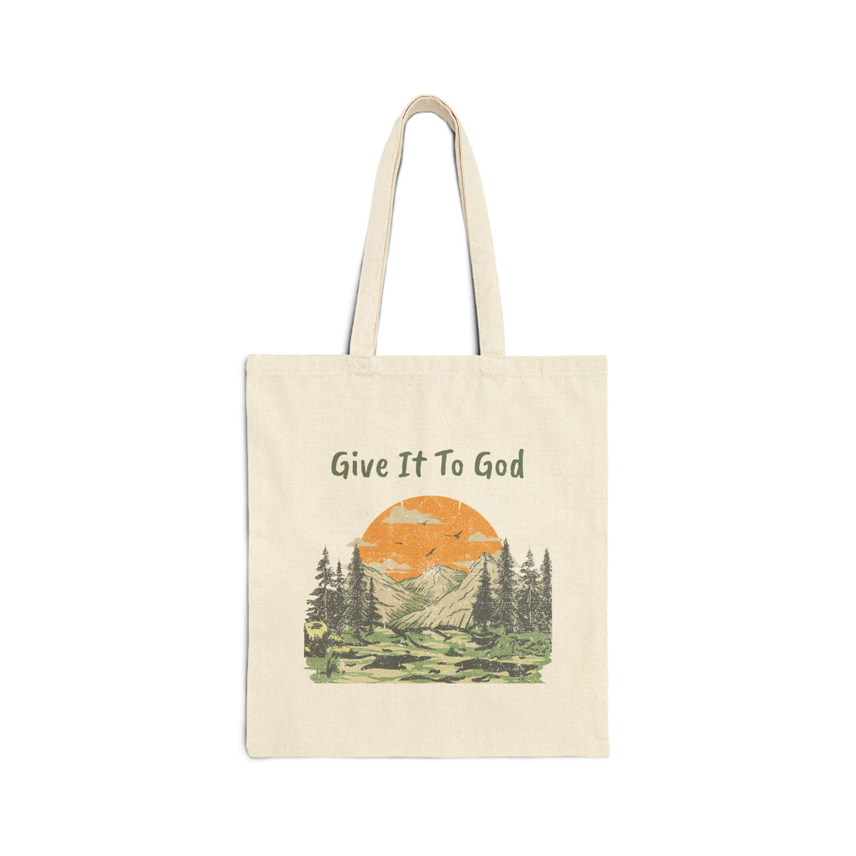Give It To God | Faith Inspired Tote Bag | Recovery Gift | Inspirational Canvas Tote | One Day at a Time | Spiritual Gift
