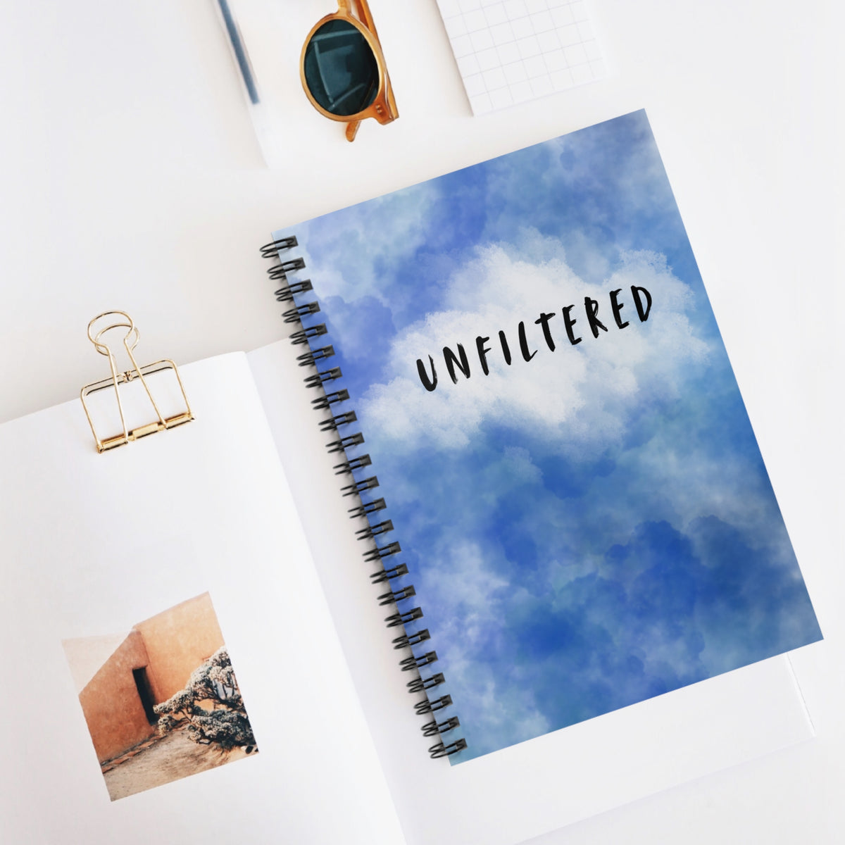 Unfiltered | Funny Things People Say Spiral Notebook