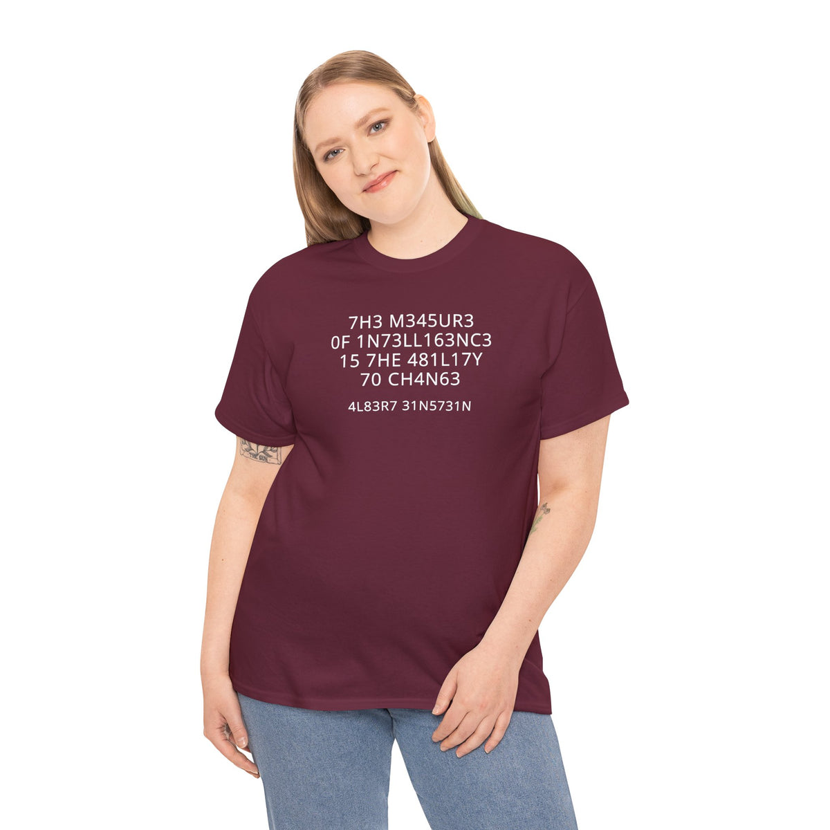 The Measure of Intelligence T-Shirt | Funny Sarcastic Graphic Tee | Clever Humor Shirt | Unisex Typography Tee | Nerdy Gift