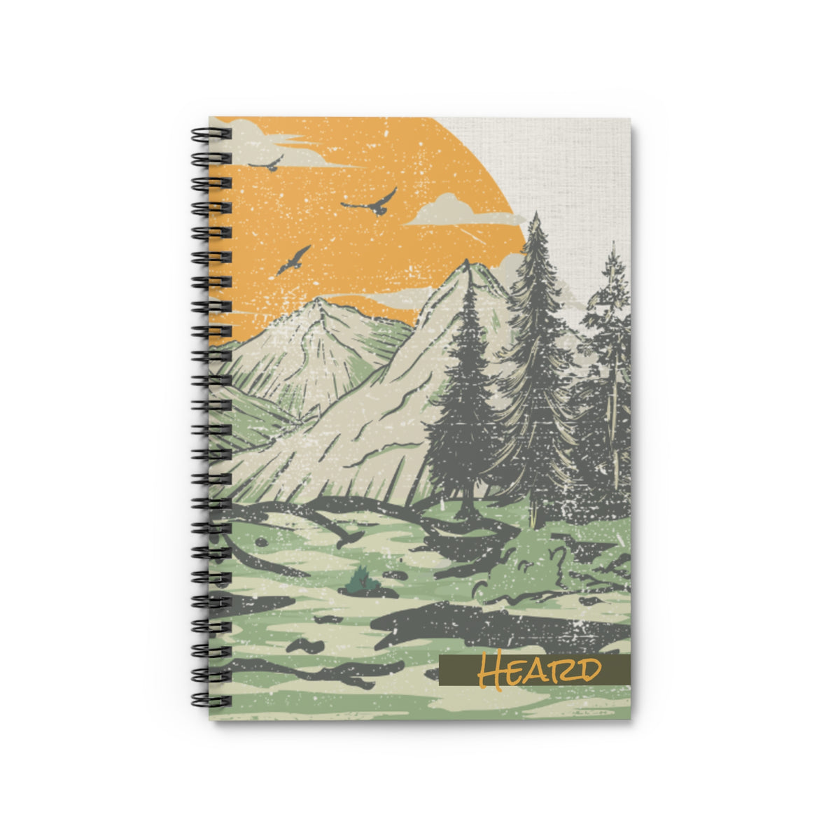 HEARD | Summit | Lined Journal | Recovery Meeting Notes