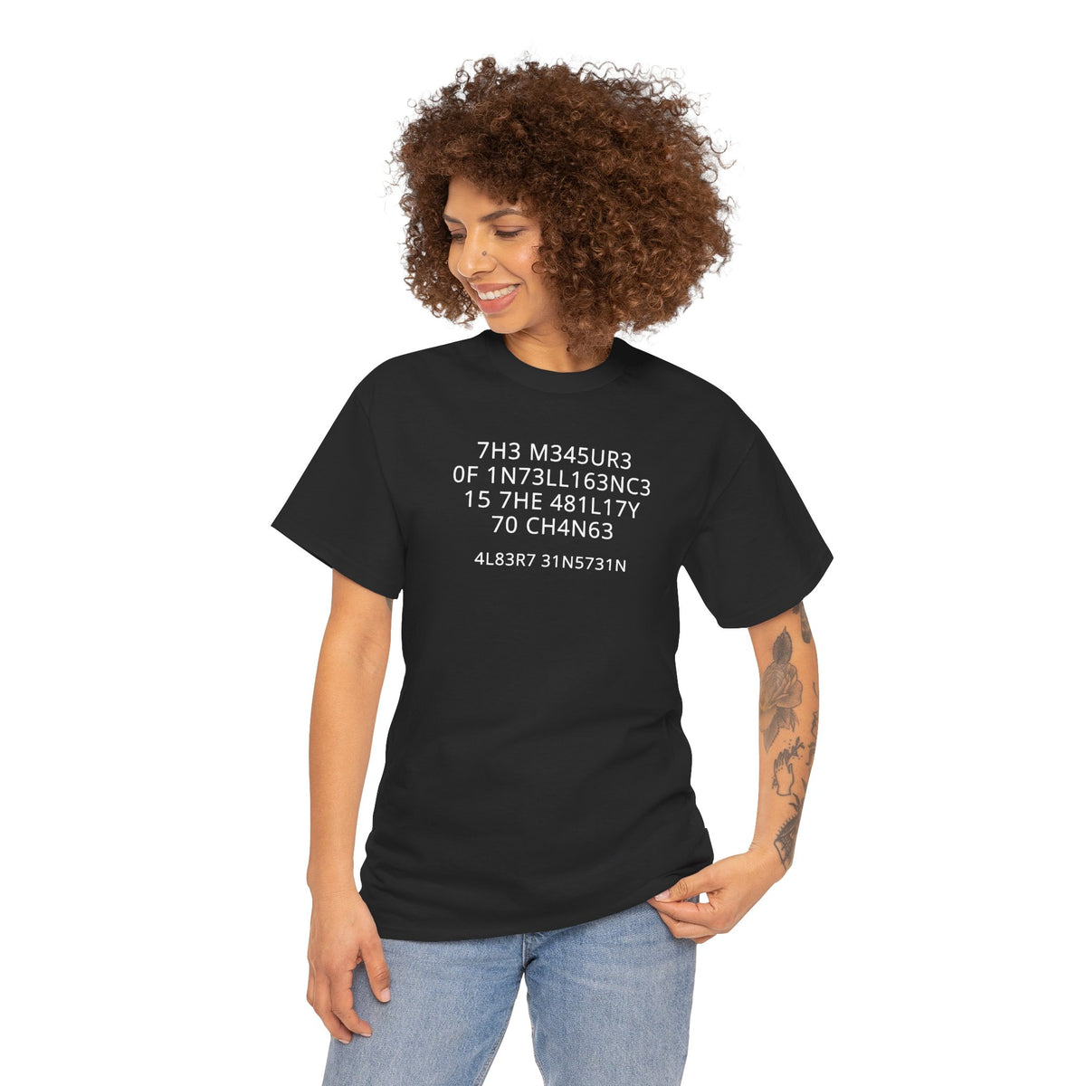 The Measure of Intelligence T-Shirt | Funny Sarcastic Graphic Tee | Clever Humor Shirt | Unisex Typography Tee | Nerdy Gift