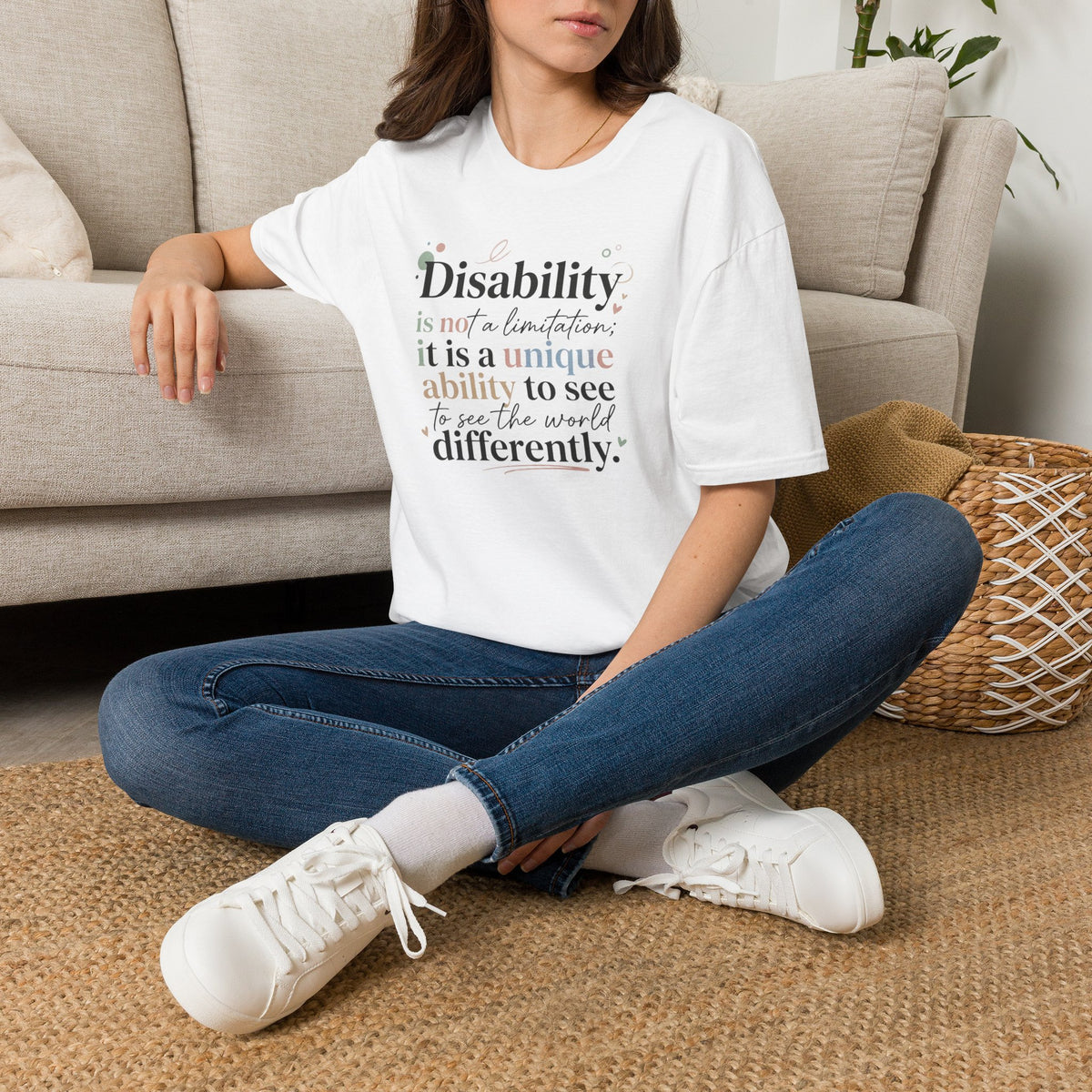 Disability Is a Unique Ability T-Shirt — Inspirational Disability Awareness Tee