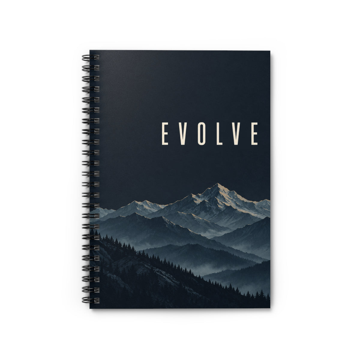 Evolve | Spiral Notebook | Affirmations Journal | Motivation Notebook