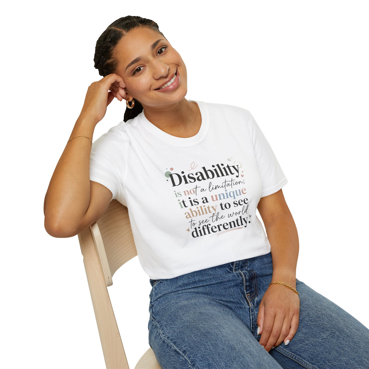 Disability Is a Unique Ability T-Shirt — Inspirational Disability Awareness Tee