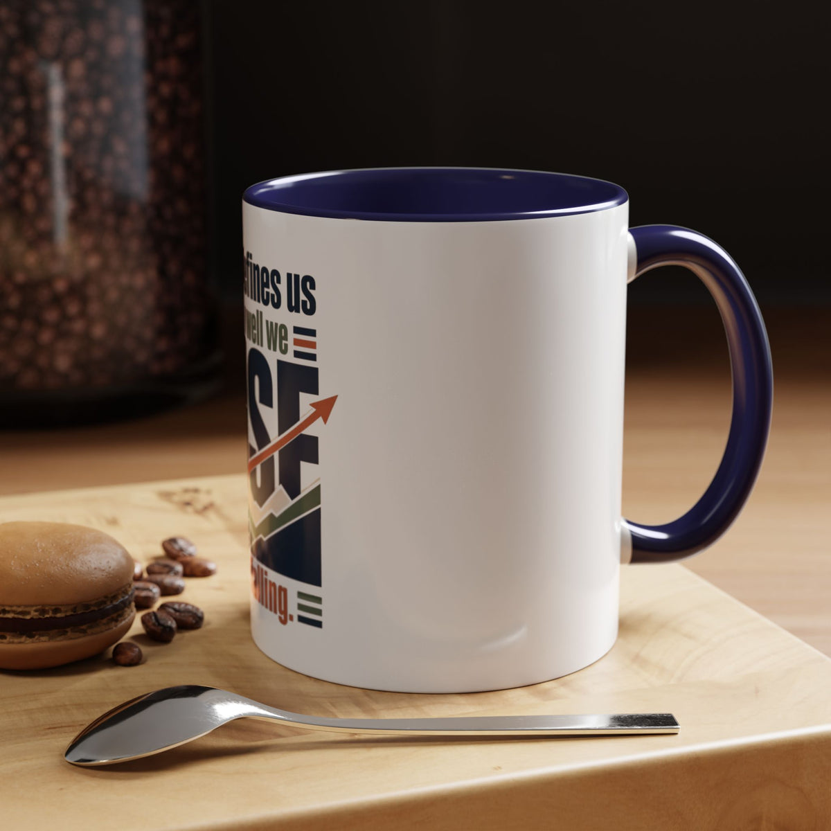 What Defines Us Rise After Falling mug | Accent Coffee Mug 11oz/15oz