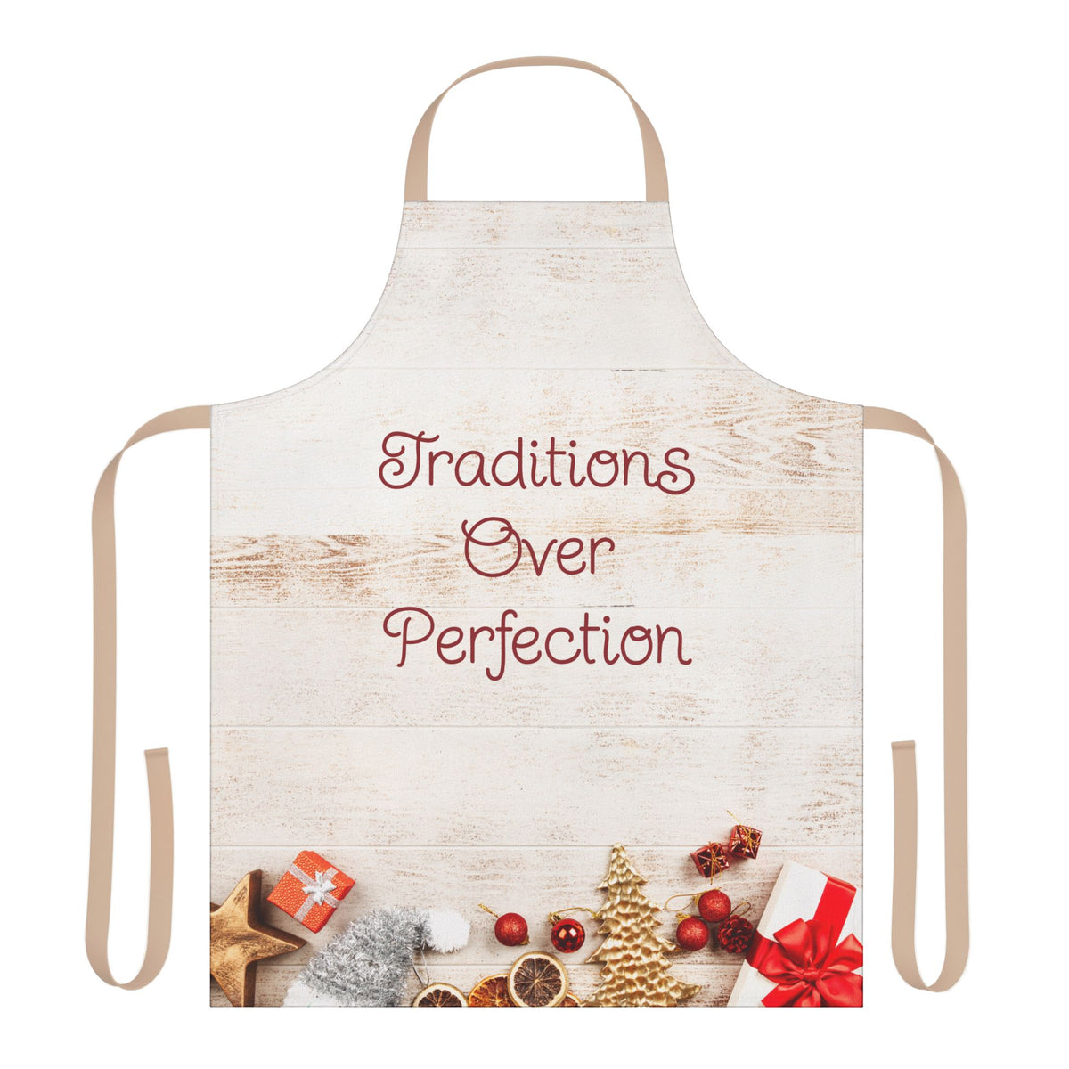 Traditions Over Perfection | Christmas Kitchen Apron