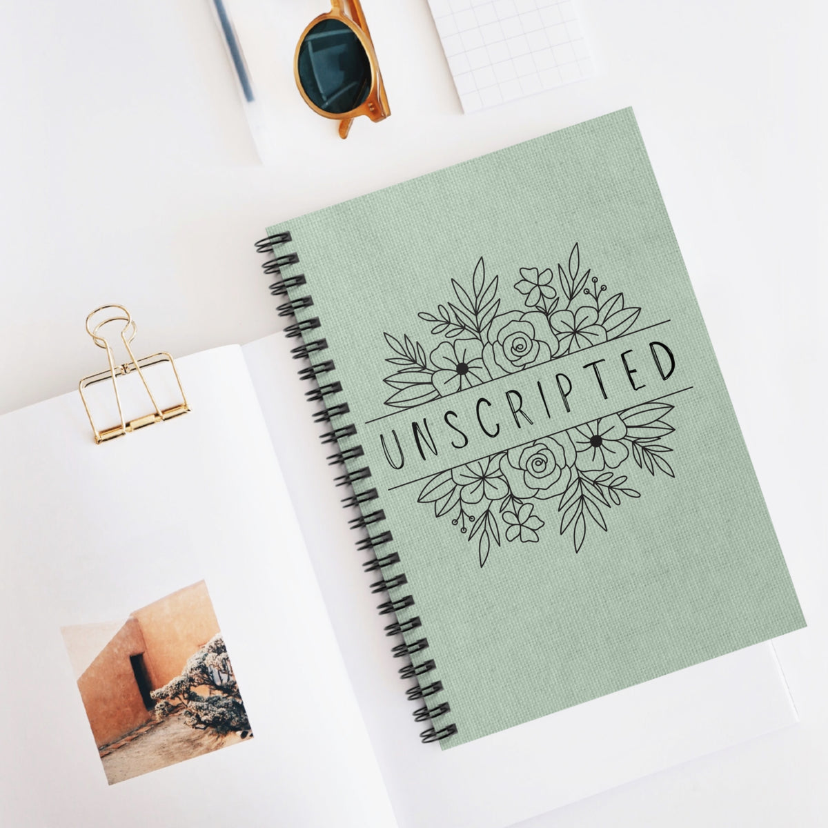 Unscripted | Funny Things Kids Say Spiral Notebook