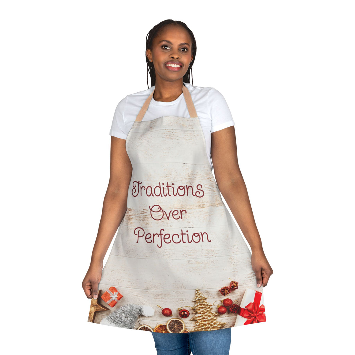 Traditions Over Perfection | Christmas Kitchen Apron