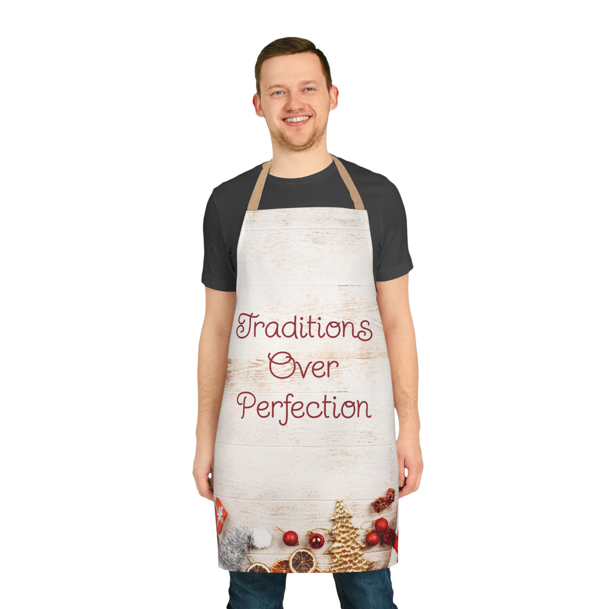 Traditions Over Perfection | Christmas Kitchen Apron